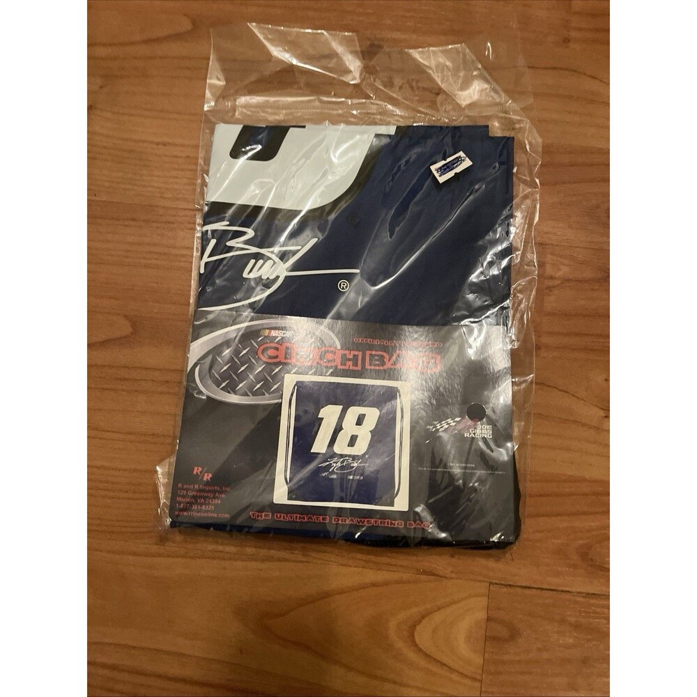 Nascar Kyle Busch #18 Drawstring Cinch Bag 18" X 14" Multi-Color